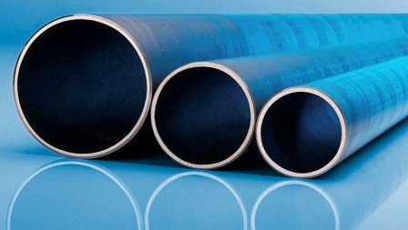 Photo of hot-rolled tubes of different diameters